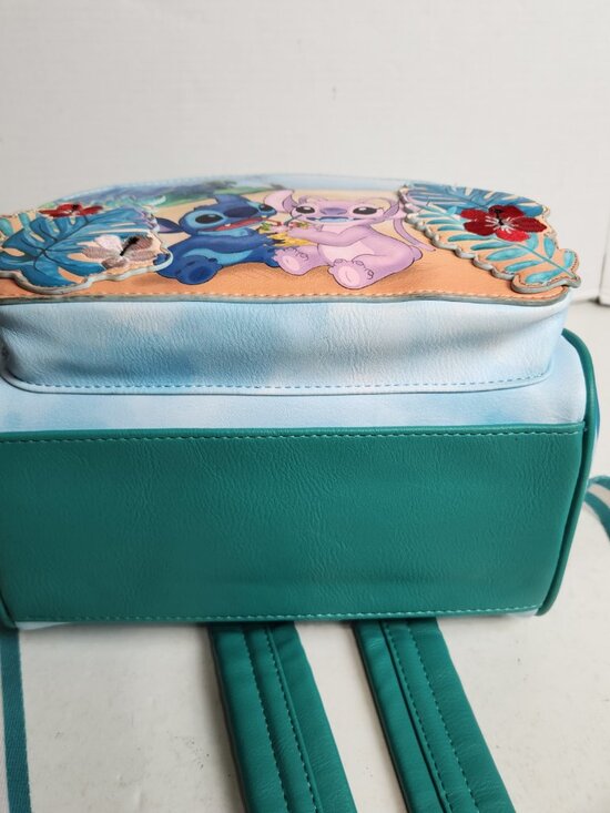 Our Universe Disney Stitch with Angel Heart Pineapple Mini Backpack Embroidered main image 11
